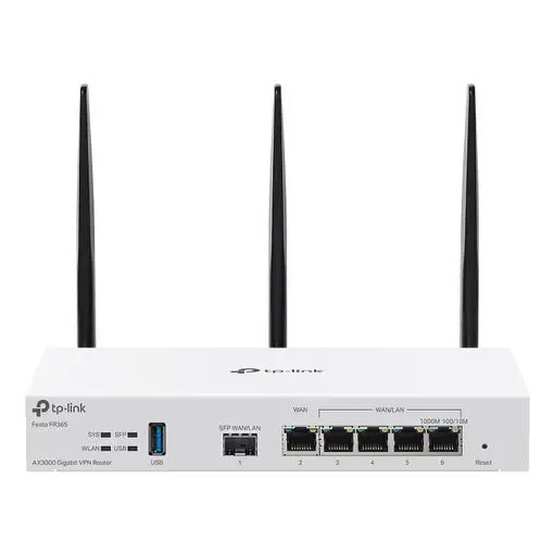 TP-Link FESTA FR365 router inalámbrico Gigabit Ethernet Dual-band (2.4GHz + 5GHz o