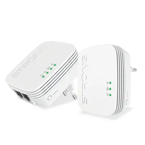 Strong POWERLWF600DUOMINI adaptador de red PowerLine 600 Mbit/s Ethernet Wifi Blan
