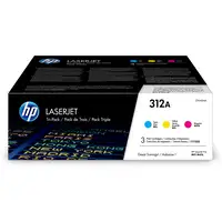 HP Cartucho de tóner Tri-Pack 312A cian para LaserJet