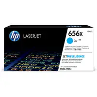 HP Cartucho de tóner Original LaserJet 656X cian de alta capacidad
