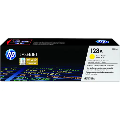 HP Cartucho de tóner original LaserJet 128A amarillo