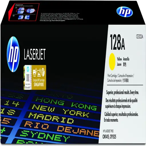 HP Cartucho de tóner original LaserJet 128A amarillo
