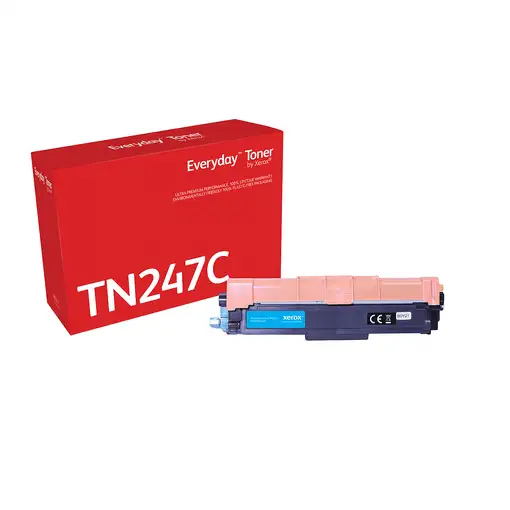 Everyday El tóner ™ Cian de Xerox es compatible con Brother TN247C, Capacidad alta