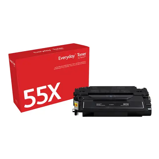 Everyday El tóner ™ Negro de Xerox es compatible con HP 55X (CE255X), Capacidad al