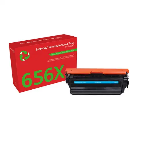 Everyday Tóner ™ Cian remanufacturado de Xerox es compatible con HP 656X (CF461X),