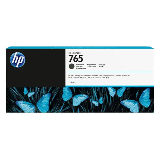 HP Cartucho de tinta Designjet 765 negro mate de 775 ml