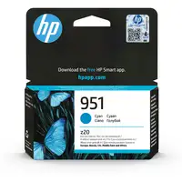 HP Cartucho de tinta original 951 cian