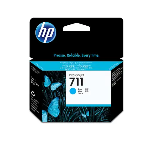 HP Cartucho de tinta DesignJet 711 cian de 29 ml