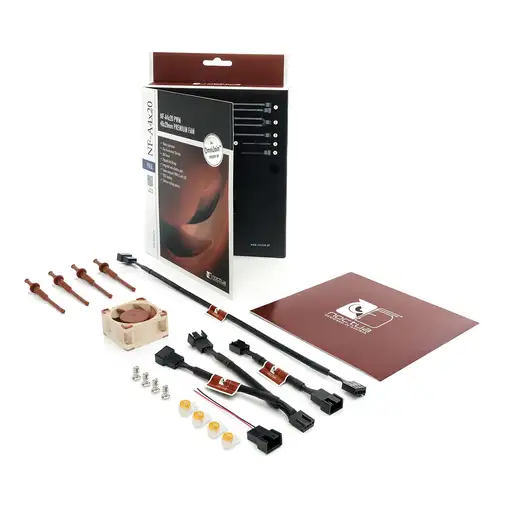 Noctua NF-A4x20 PWM Carcasa del ordenador Ventilador 4 cm Beige, Marrón