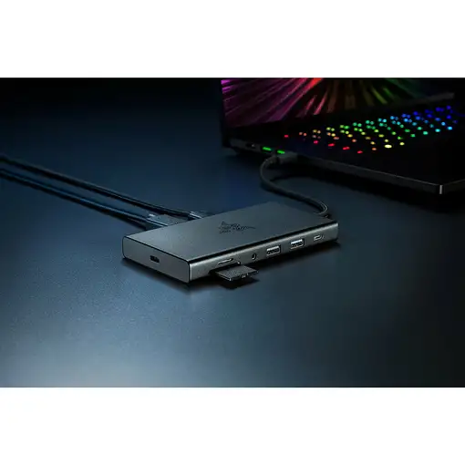 Razer USB-C Dock Alámbrico USB 3.2 Gen 1 (3.1 Gen 1) Type-C Negro