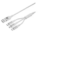 Kodak 30425835 cable USB 1 m USB A USB C/Micro-USB B/Lightning Blanco