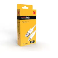 Kodak 30425996 cable de conector Lightning 1 m Blanco