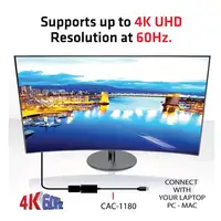 CLUB3D Mini DisplayPort 1.4 a HDMI 2.0b HDR Adpatador Activo