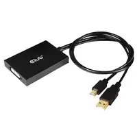 CLUB3D cac-1130 0,6 m MiniDP/USB-A DVI-D Negro