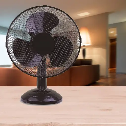 Well Home Ventilador de Mesa, Cabezal Ajustable y 3 Velocidades