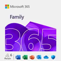 Microsoft Office 365 Family Office suite 6 licencia(s) Plurilingüe 1 año(s)