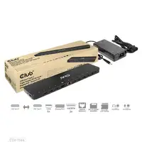 CLUB3D CSV-1566 base para portátil y replicador de puertos Acoplamiento USB 3.2 Ge
