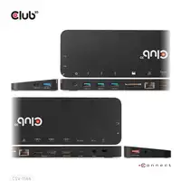 CLUB3D CSV-1566 base para portátil y replicador de puertos Acoplamiento USB 3.2 Ge