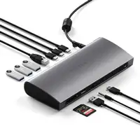Satechi ST-UCT4DM base para portátil y replicador de puertos Alámbrico Thunderbolt