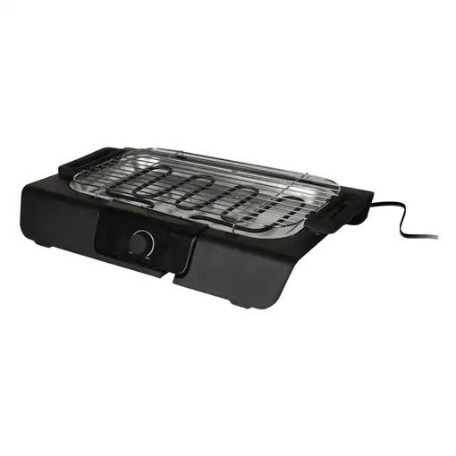 Well Home Barbacoa eléctrica con termostato ajustable y seguridad