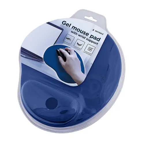 Gembird MP-GEL-B alfombrilla para ratón Azul