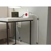 Allocacoc PowerCube base múltiple 1,5 m 5 salidas AC Interior Rojo, Blanco