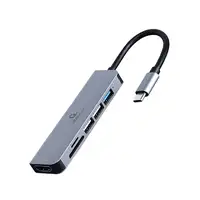 Gembird A-CM-COMBO6-02 base para portátil y replicador de puertos Alámbrico USB 3.