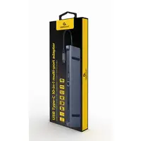 Gembird A-CM-COMBO10-01 base para portátil y replicador de puertos Alámbrico USB 3