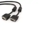 Gembird VGA, 20 m cable VGA VGA (D-Sub) Negro