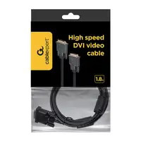 Gembird CC-DVI2-BK-6 cable DVI 1,8 m DVI-D Negro