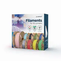 Gembird 3DP-ABS1.75-01-BK material de impresión 3d ABS Negro 1,4 kg