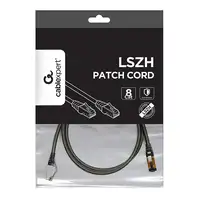 Gembird PP8-LSZHCU-BK-1M cable de red Negro Cat8 S/FTP (S-STP)