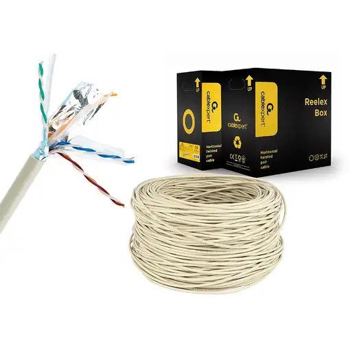 Gembird 305m Cat6 FTP cable de red Gris F/UTP (FTP)