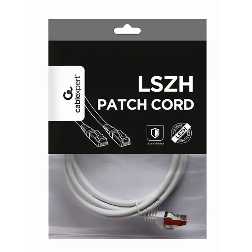 Gembird PP6A-LSZHCU-W-2M cable de red Blanco Cat6a S/FTP (S-STP)
