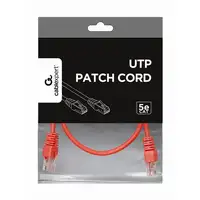 Gembird Patch Cord Cat.5e UTP 0.25m cable de red Rojo 0,25 m Cat5e U/UTP (UTP)