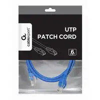 Gembird PP6U-1M cable de red Azul Cat6 U/UTP (UTP)