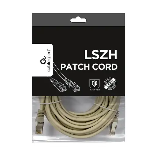 Gembird PP6A-LSZHCU-10M cable de red Gris Cat6a S/FTP (S-STP)