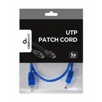 Gembird PP12-0.5M/B cable de red Azul 0,5 m Cat5e