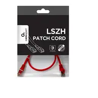 Gembird PP6A-LSZHCU-R-0.5M cable de red Rojo 0,5 m Cat6a S/FTP (S-STP)