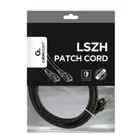 Gembird PP6A-LSZHCU-BK-1.5M cable de red Negro 1,5 m Cat6a