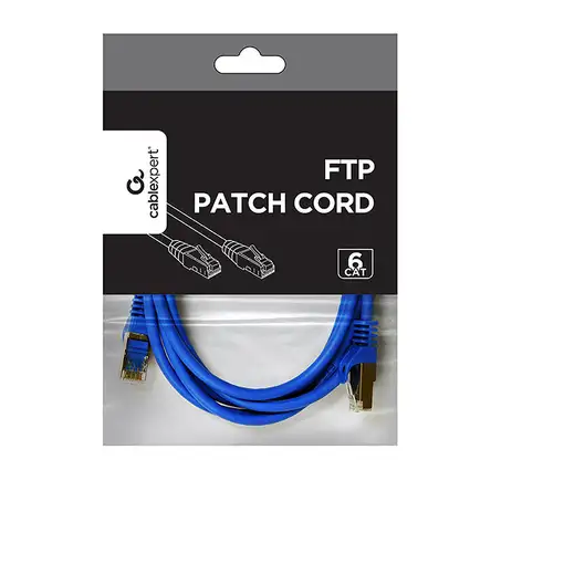 Gembird Patch Cord Cat.6 UTP 2m cable de red Azul Cat6 U/UTP (UTP)