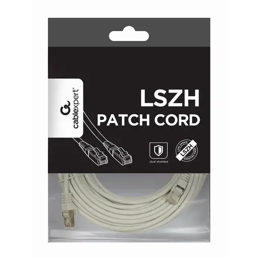 Gembird PP6A-LSZHCU-15M cable de red Gris Cat6a S/FTP (S-STP)