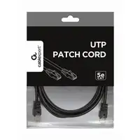 Gembird PP12-3M/BK cable de red Negro Cat5e U/UTP (UTP)