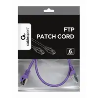 Gembird RJ45/RJ45 Cat6 0.5m cable de red Púrpura 0,5 m F/UTP (FTP)