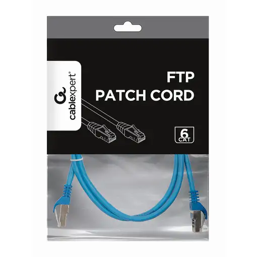 Gembird Patch Cord Cat.6 UTP 1m cable de red Azul Cat6 U/UTP (UTP)