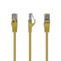 Gembird PP6U-0.25M/Y cable de red Amarillo 0,25 m Cat6 U/UTP (UTP)