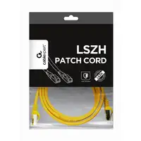 Gembird PP6A-LSZHCU-Y-1.5M cable de red Amarillo 1,5 m Cat6a S/FTP (S-STP)