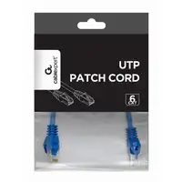Gembird PP6U-0.25M/B cable de red Azul 0,25 m Cat6 U/UTP (UTP)