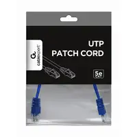 Gembird Patch Cord Cat.5e 0.25m cable de red Azul 0,25 m Cat5e U/UTP (UTP)