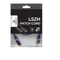 Gembird PP6A-LSZHCU-V-0.5M cable de red Violeta 0,5 m Cat6a S/FTP (S-STP)